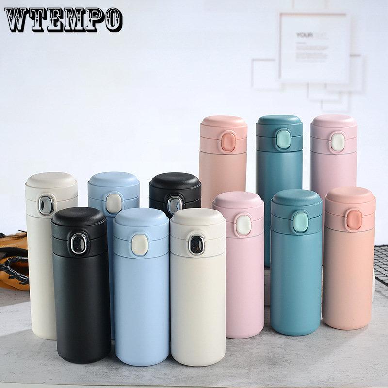 Многоцелевой портативный термос-чашка 400 мл, термосы, портативный термос из нержавеющей стали, бутылка для воды, кружка для чая, офисный термос
