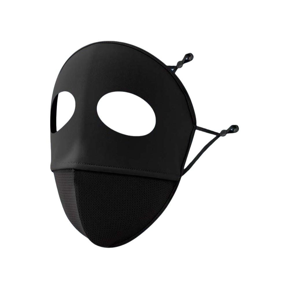 Comfortable Polyester Sunscreen Mask Traceless Small Hole UV Protection Mask Cool Breathable Ice Silk Face Clothing Men