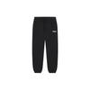 Logo Print Cuffed Knit Sports Pants Women Bottoms Black F51W339699F-BK