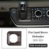 ABS Oak wood grain For Land Rover Defender 110 2020-2025 Car Interior Modification Protection Cover Decorative Patch Accessories