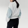 Fila Fusion Женская толстовка с цветовыми блоками и воротником-стойкой на молнии до середины груди Белая T11W043205FWT