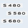 New Chrome Black Letters S480 S580 S680 V12 Emblem for Benz Maybach S Class Car Fender Trunk Rear W221 W222 Logo Sticker fuy9