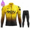 2025  Team Winter Thermal Fleece Cycling Clothing Men's Jersey Suit Warm Bicycle Bike Clothes MTB Maílllot Ciclismo Hombre