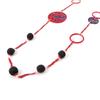 [J2183] - Red 'Ombres Chinoises' Designer Necklace