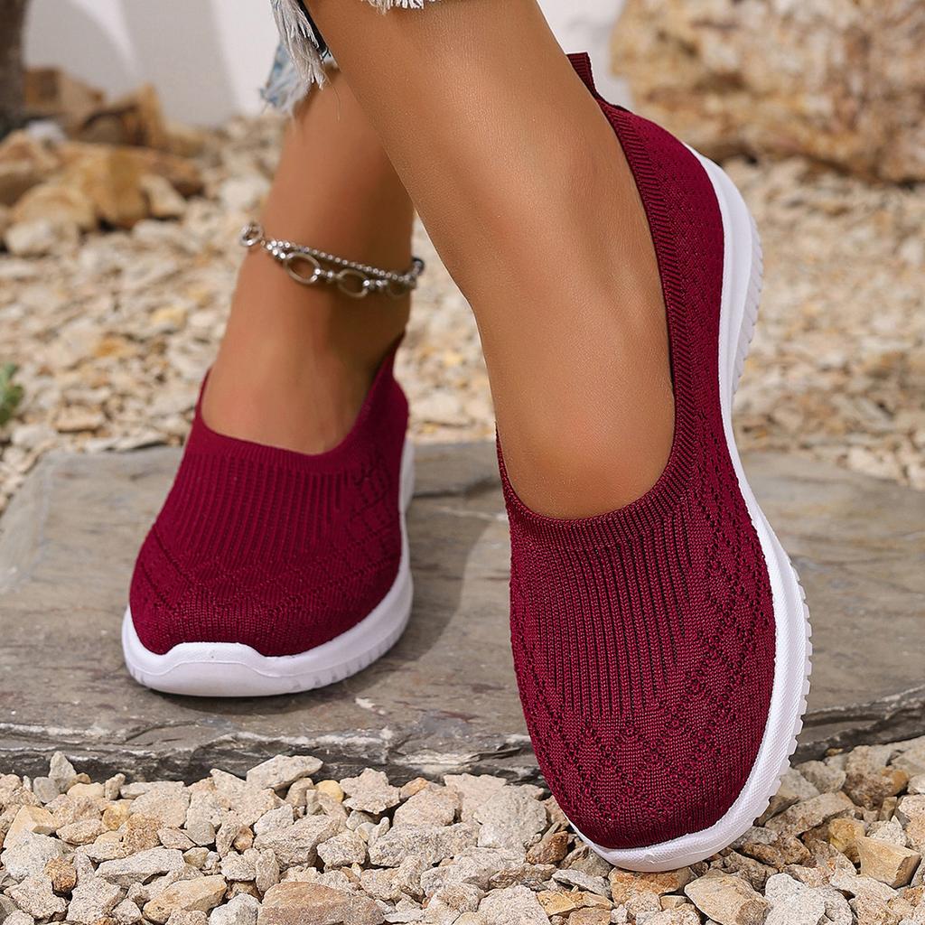 Большие размеры женские повседневные туфли на одну ногу