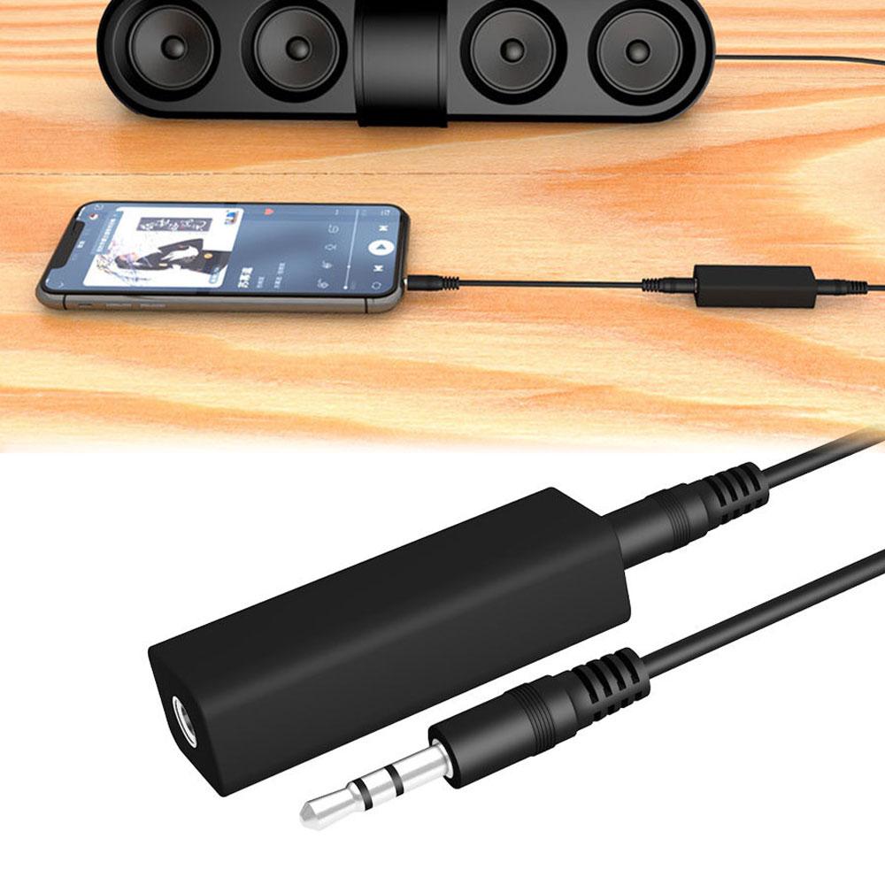 Линия динамика 3,5 мм Aux аудио шумоподавляющий фильтр контура заземления шумоизолятор устранение для автомобильной стереосистемы аудиосистемы домашнего стерео