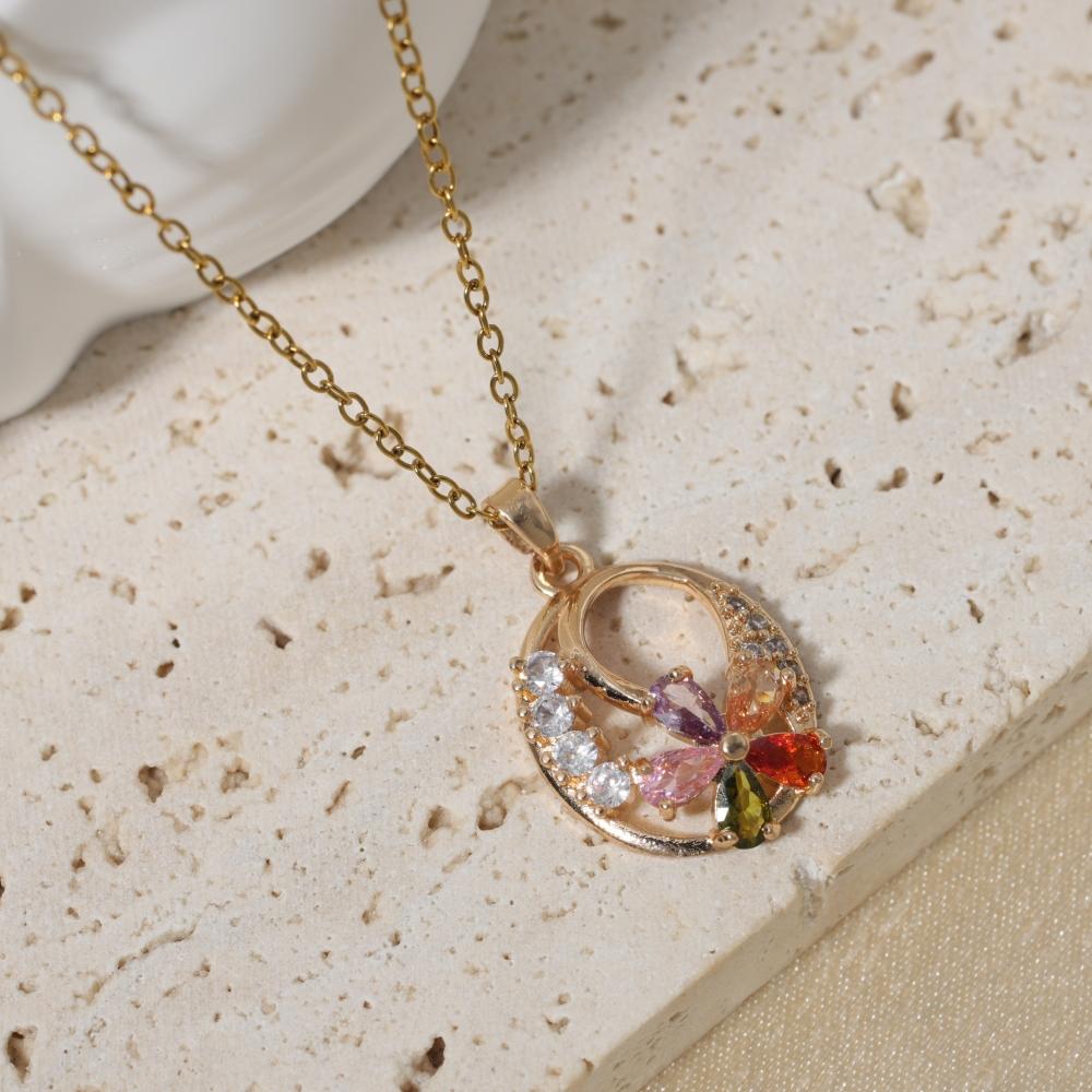 Простые подвески в виде ракушек/крыльев для женщин, ожерелье с цирконами, свадебные украшения, аксессуары