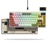 Womier Gaming Keyboard Японская раскладка клавиатуры Цветная клавиатура Проводная RGB Пользовательская клавиатура Медиа-дисплей Механическая игровая клавиатура Prelub Stabilizer