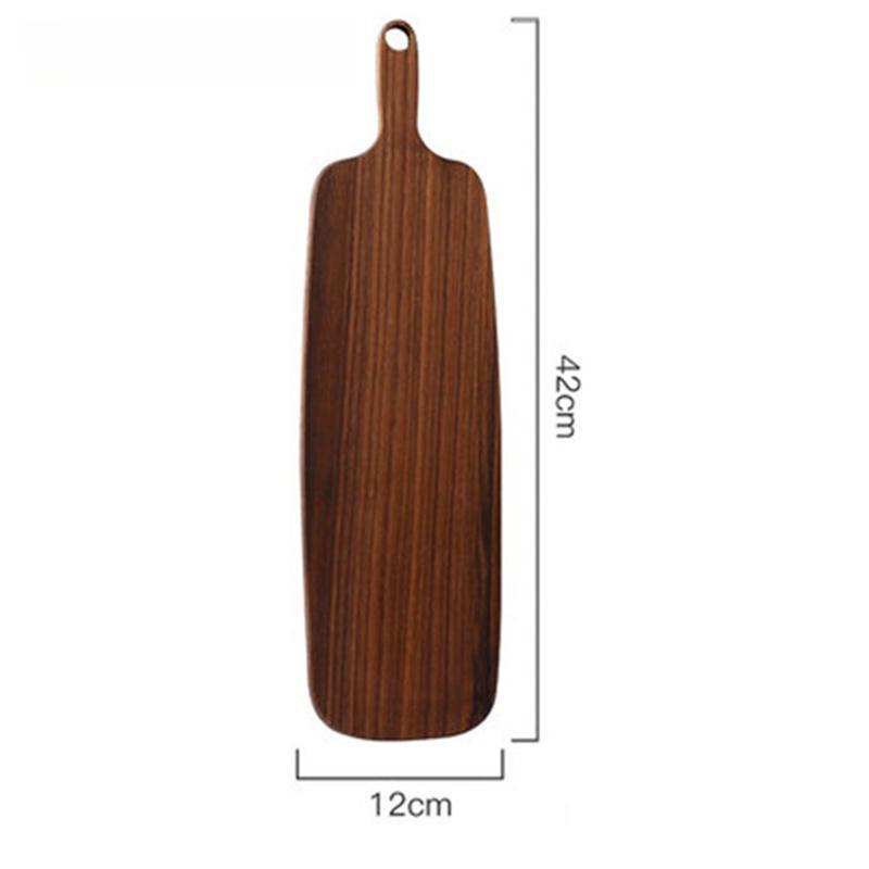 1 шт. разделочная доска из массива дерева, кухонная деревянная разделочная доска, доски для закусок из бука и черного ореха для пиццы, хлеба, фруктов, овощей