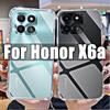 Прозрачный мягкий чехол для телефона Huawei Honor X6a, прозрачные чехлы из ТПУ для Honor X 6a 6,56 дюйма, WDY-LX1, противоударный, с защитой от отпечатков пальцев