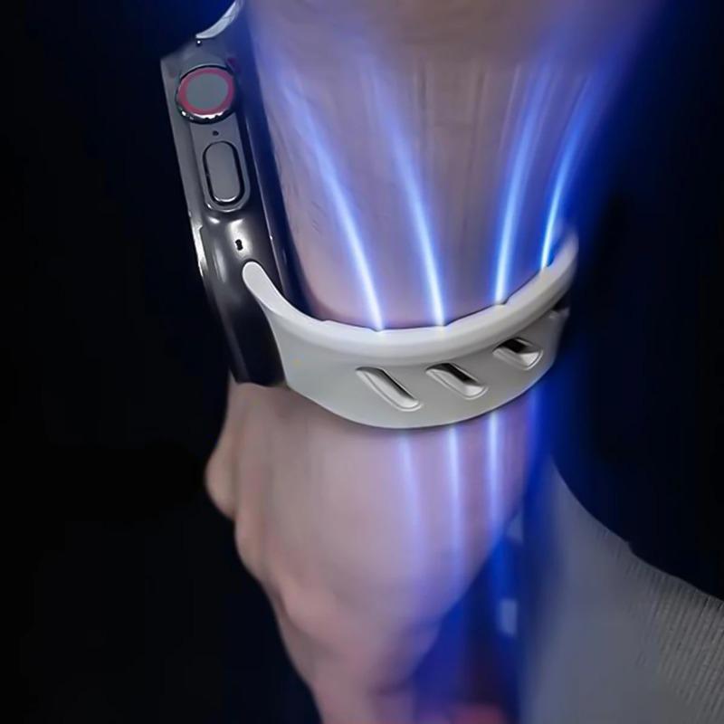 Двухцветный спортивный ремешок для Apple Watch Ultra 3/2/1 49 мм 41 42 45 44 46 мм, дышащий силиконовый ремешок для Iwatch серий 11 10 9 8 7 SE