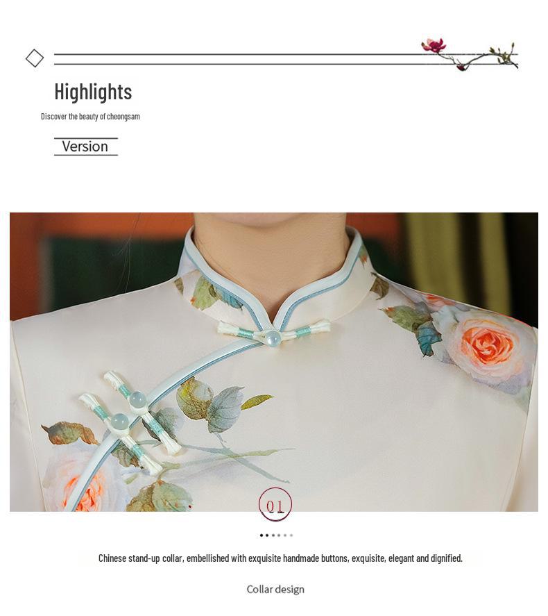 Современный летний чонсам 2024 года: Молодежная, стильная и повседневная национальная одежда