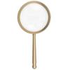 10X Handheld Magnifying Glass with Large Lens and Metal Handle