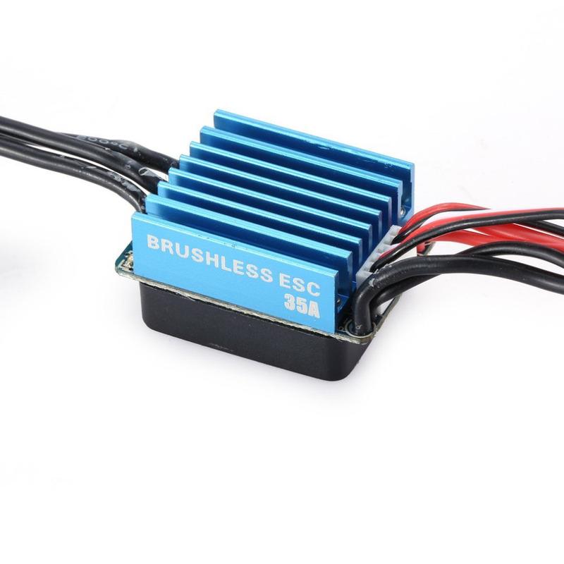 RC 2440 6800KV / 4600KV / 4000KV Sensorless Brushless Motor With 35A Brushless ESC for 1/14 1/16 RC Car