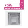 Metal Cookie Cutters Square 3 Pieces