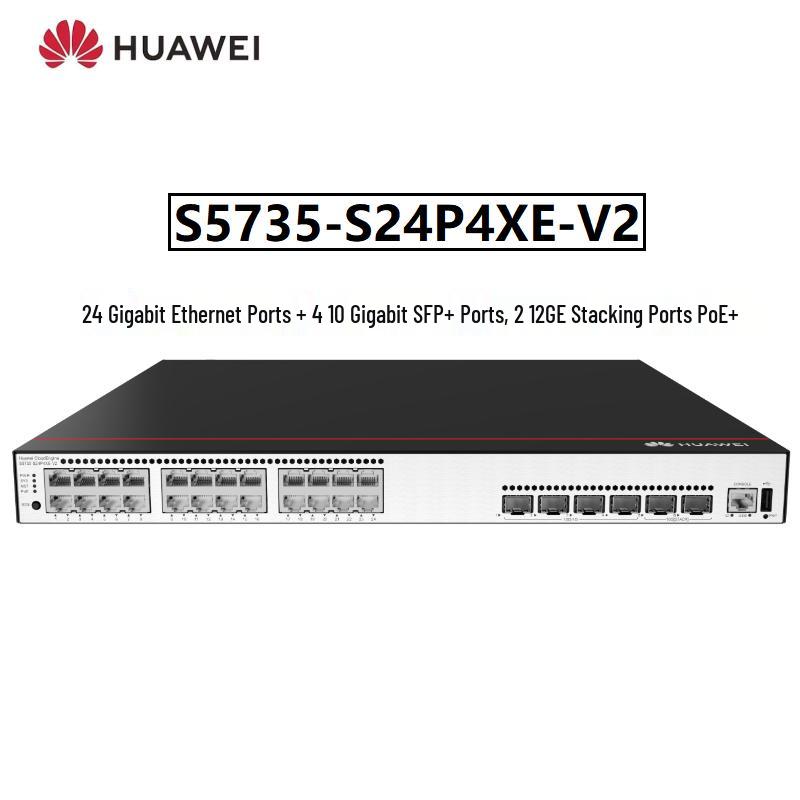 HUAWEI S5735-S24P4XE-V2 Managed Gigabit PoE+ Ethernet Switch