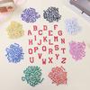 A-Z Letters Fabric Patch Bag Decor Embroidery Sewing Cloth Applique DIY Polyester Handmade Fashion Accessories