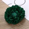 11cm Korean Fabric Rose Flower Brooches for Women Elegant Corsage Scarf Buckle Shirt Collar Pins Fashion Jewelry Wedding Brooch