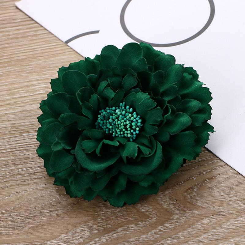 11cm Korean Fabric Rose Flower Brooches for Women Elegant Corsage Scarf Buckle Shirt Collar Pins Fashion Jewelry Wedding Brooch