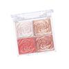 GHSHOP Highlighter Eyeshadow Makeup Shimmer Contouring Blush для женщин, 6,8 см x 6,8 см x 1,3 см, паста, стиль A, 1 шт.
