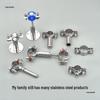 304 Stainless Steel Adjustable Pipe Clamp with Expansion Base