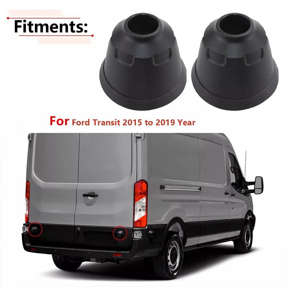 2 шт. Защитная накладка на задний бампер грузовой двери с магнитной крышкой для Ford Transit 2015 2016-2019