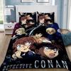 Аниме Пододеяльник Наволочка D-Детектив C-Конан Постельное белье Взрослый Мальчик Девочка Украшение Спальни Дети Односпальный Двуспальный Большой Размер