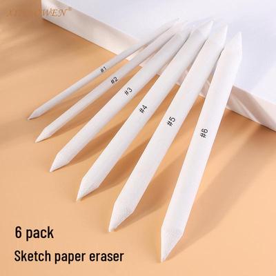 Набор из 6 двусторонних растушевок из газетной бумаги для эскизов и рисования