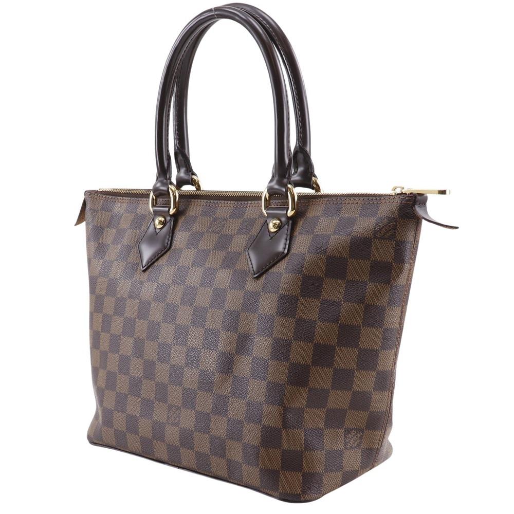 LOUIS VUITTON Saleya PM Handbag N51183 Brown Damier canvas Women Used