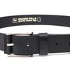 Добротный мужской кожаный ремень GRANDE PELLE Leather Belt 21466 Черный