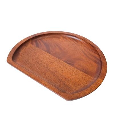 Лакированный деревянный поднос Tokunari (форма полумесяца) 33,5 x 28,5 см Элегантный современный японский поднос TBN-101