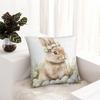 Наволочка Винтажный Пасхальный Кролик Яйцо Графический Чехол для Подушки Винтажная Наволочка Для Офиса Автомобиля Дома Декоративные Наволочки