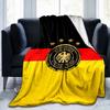 German Football Emblem Printed Throws Blanket Soft Flannel Blankets for Couch Bed Gifts for Men Women Picnic blanket Christmas gifts
