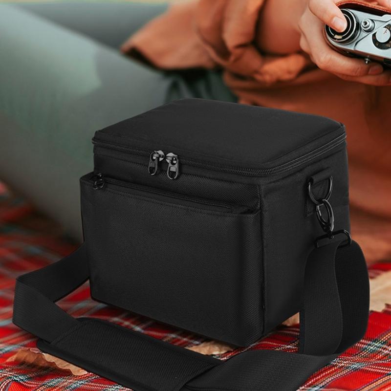 Универсальная сумка для DSLR-камеры с защитной плюшевой подкладкой, двойными отделениями и регулируемым ремнем для удобной переноски