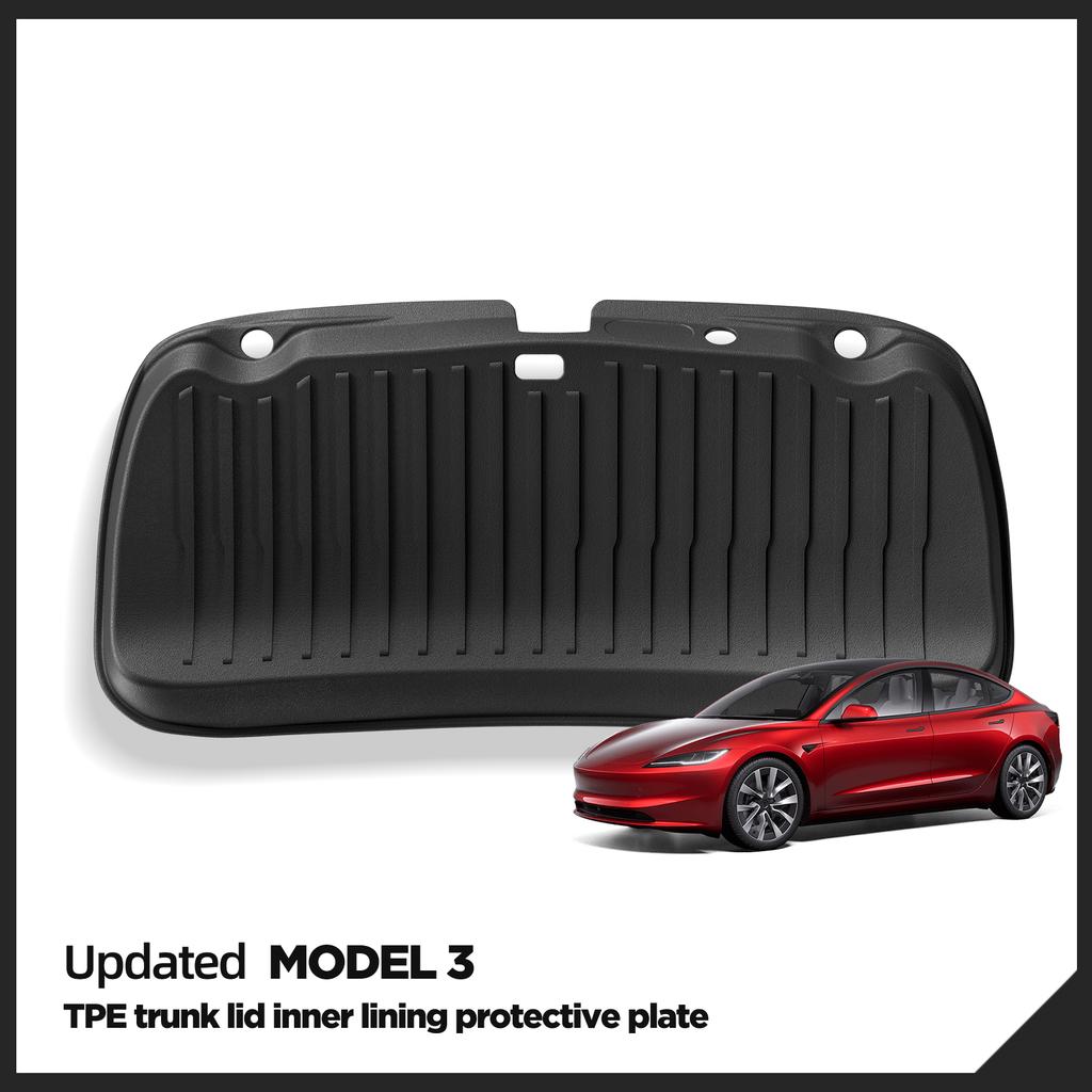 For Tesla Model 3 Highland 2024 Rear Trunk Door Anti-dirt Mat Trunk Tailgate Protection Pad Car Accessories