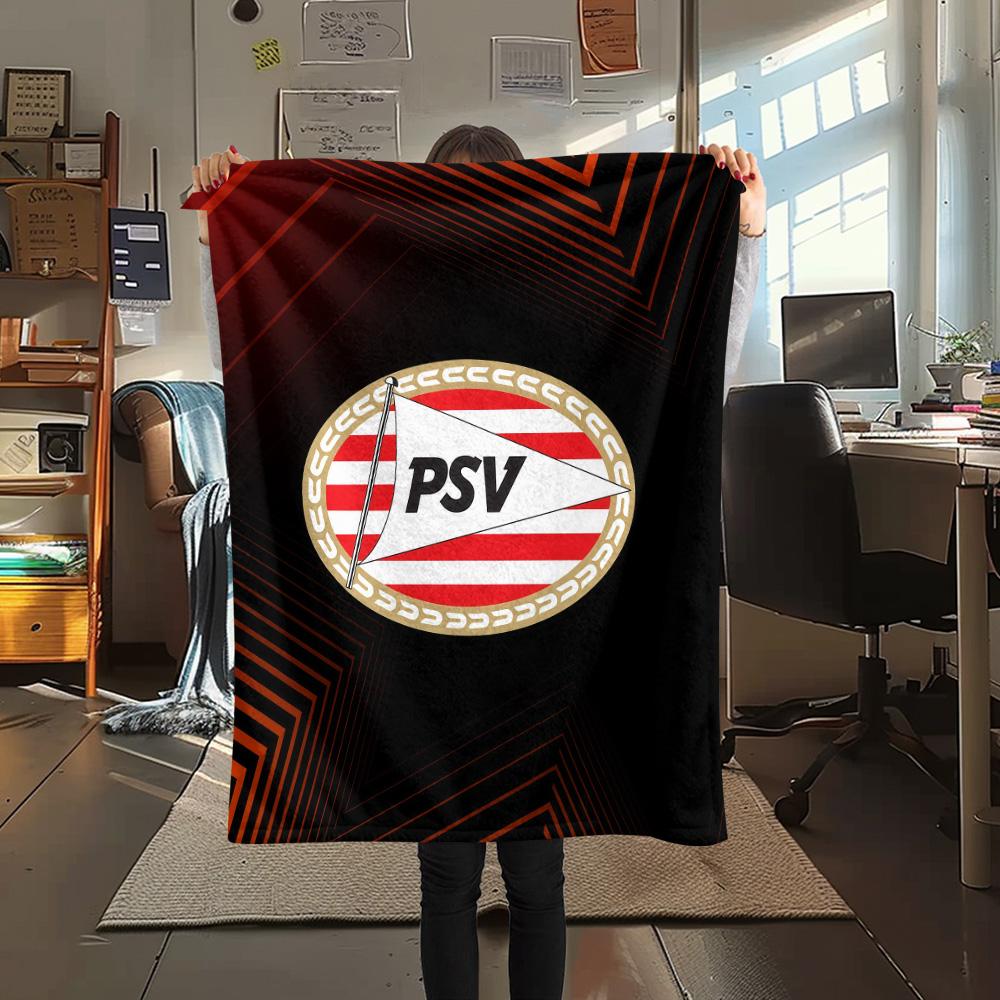PSV Eindhoven Flannel Blanket, High quality Comfortable for All Seasons, Home Decor, Warmth and Comfort
