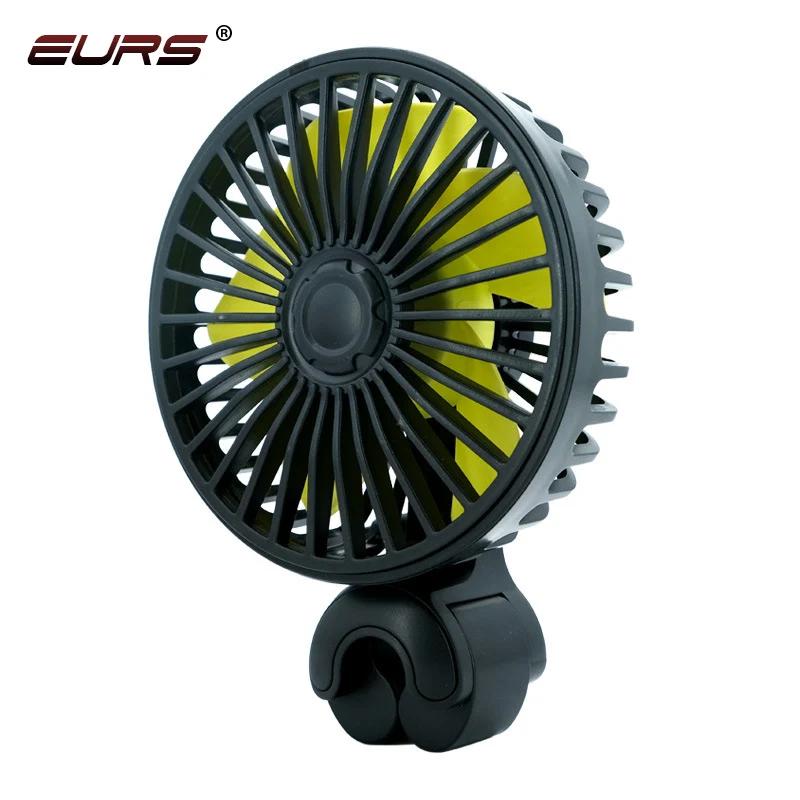 360 градусов свободно регулируемый автомобильный вентилятор для подголовника заднего сиденья автомобиля USB вентилятор 3 скорости вентилятор воздушного охлаждения для автомобиля грузовика внедорожника лодки летний охладитель