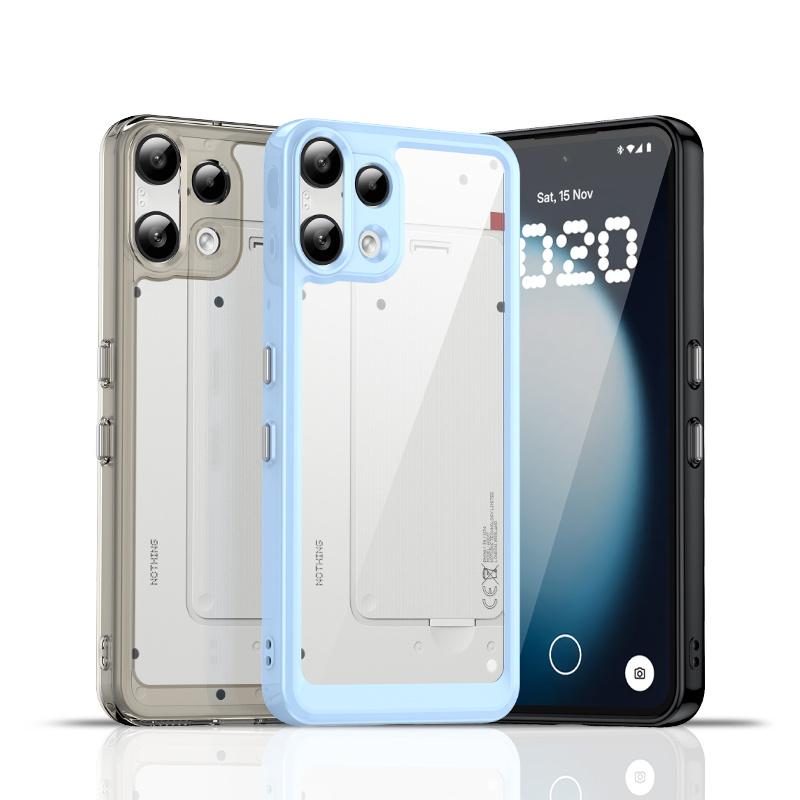 Прозрачный цветной ТПУ чехол для Nothing Phone 3a Lite Защитная крышка Прозрачные Fundas Coque Capa