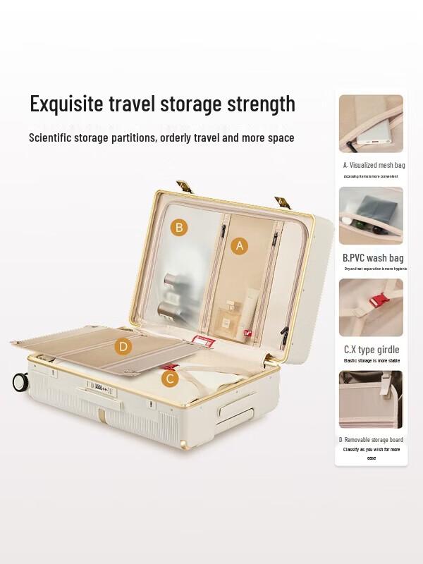 OIWAS Роскошный ручной багаж с алюминиевой рамой