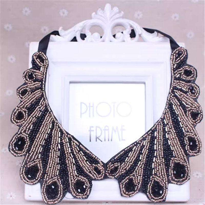 Diamond Women Shirt False Collars Crystal Removable Collar For Women Fake Collar Detachable Diamond Lacklace Nep Kraagie
