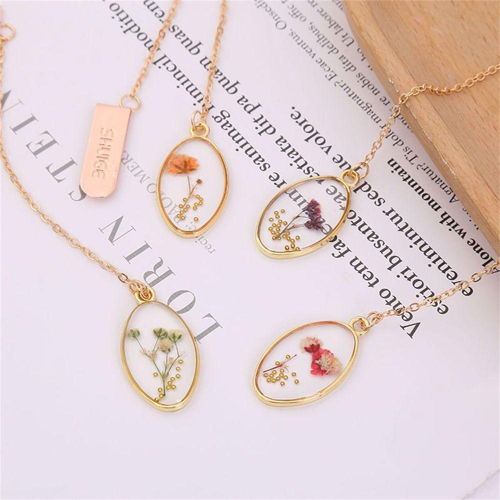 Small Fresh Bookmark Pendant Literary Crystal Book Clip Creative Flower Bookmark Book Lovers