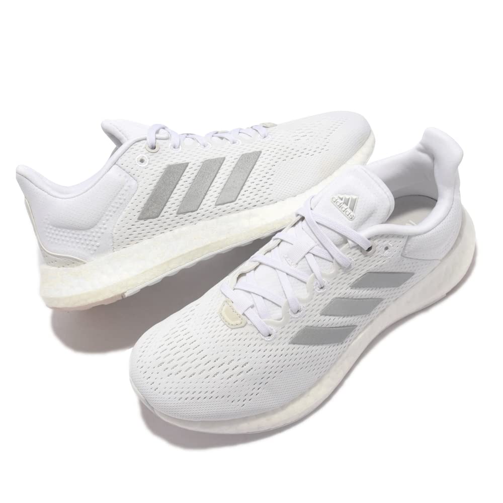 Кроссовки Pure Boost 22 LPE90 Обувь Черный см [Adidas] Женские Белый/Серебристый Металлик/Серебро (GW0906) +23,5