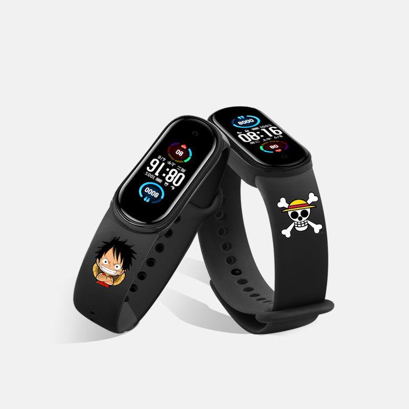 Силиконовый ремешок для Xiaomi Mi Band 3/4/5/6 Регулируемый и удобный браслет для спорта