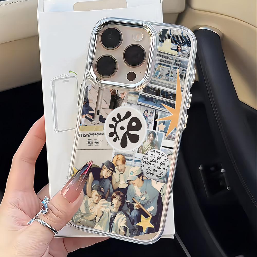 Чехол для телефона Kpop C-CORTIS для iPhone 17 16e 16 15 14 13 12 11 mini Pro Max X XR XSMAX 8 7 Air Plus Прозрачный Мягкий Чехол