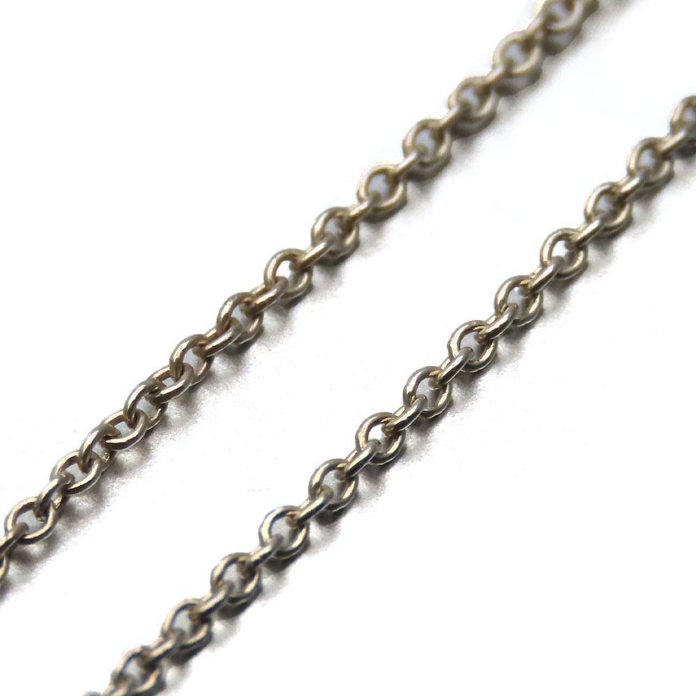 Used TIFFANY&Co. Necklace Curved Heart Silver925 4.3g Silver El Saperetti