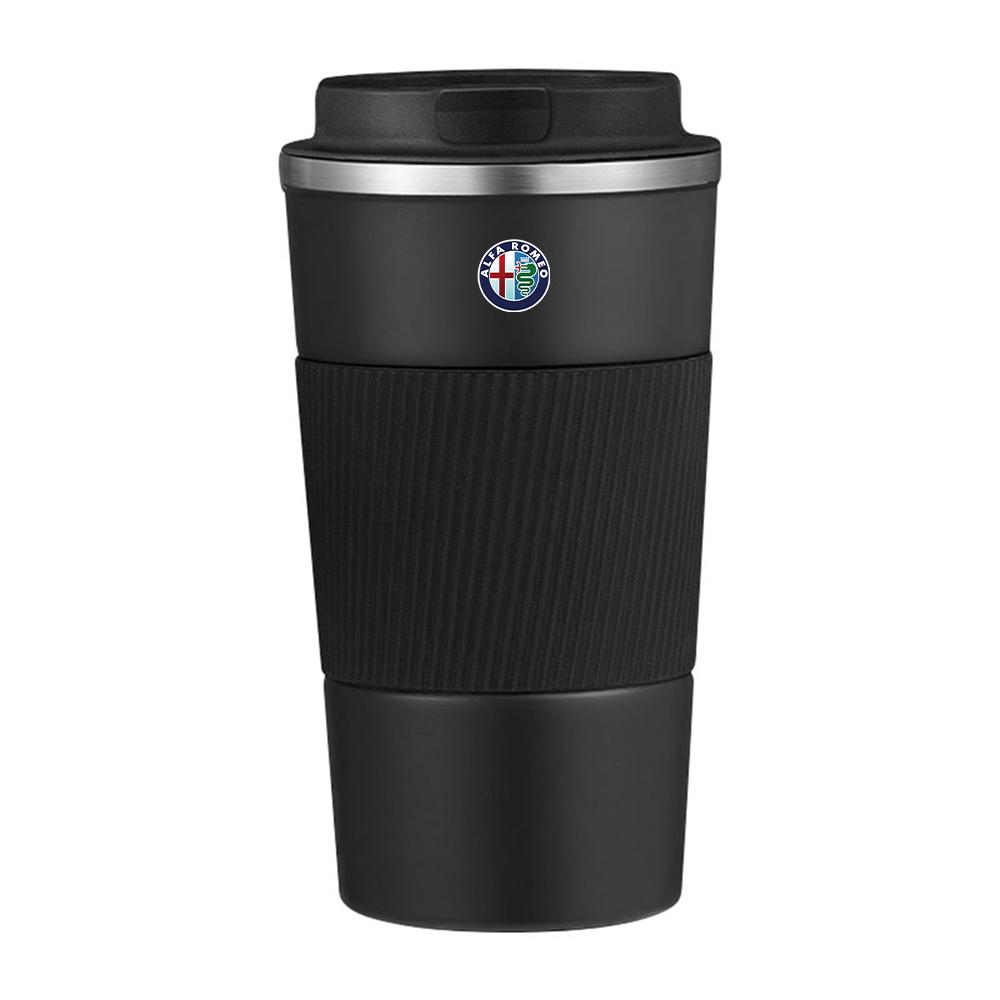 Thermo Cafe Coffee Mug Thermal Mug for Tea Water Coffee Car Thermos Mug For Alfa Romeo Stelvio Giulietta Tonale Disco 156 Mito ctv122