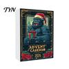Collectible Christmas Ornaments Advent Calendar, Ape Series 24 Day Countdown Box with Acrylic Pendants, Festive Tree Hanging for Holiday Home