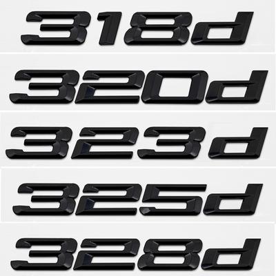 3D ABS 320d 325d 328d 330d 335d 318d Значки Логотипы Эмблемы Наклейки на Багажник Автомобиля Для E46 E90 F30 F31 F34