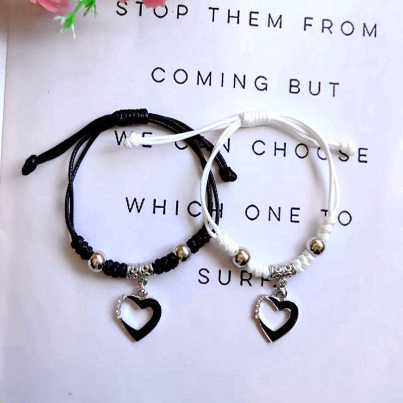 Корейский стиль парный и браслет дружбы: Простой любовный подарок