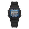 Цифровые спортивные кварцевые уретановые часы F-105W-1A
